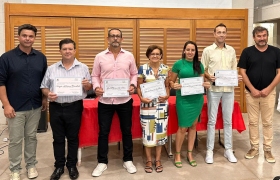 Carlos e Edmilson com novos conselheiros