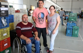Eder Ciceri em visita ao atelier do Charlen